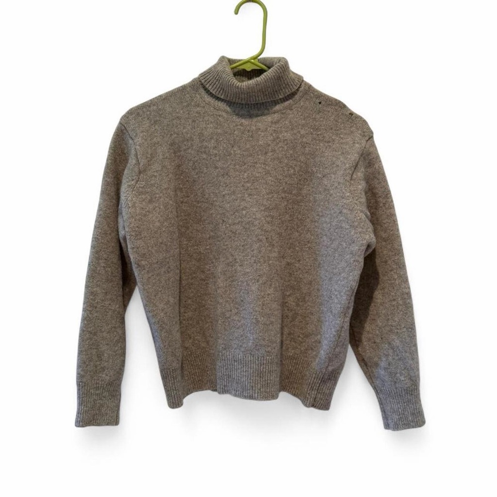 Classic Gray Turtleneck Sweater - Cozy Women’s Cowl & Turtleneck
